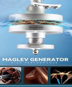 Low Noise 3 Blade 10000W Vertical Axis Wind Turbine Complete Set 2