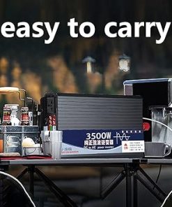 3500W 4000W 5000W Pure Sine Wave Inverter 12V to 220V AC Converter 2