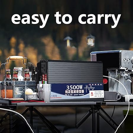 Pure Sine Wave Inverter 3500W 4000W 5000W 12V to 220V AC Converter 2 Pure Sine Wave Inverter 3500W 4000W 5000W 12V to 220V AC Converter - Image 2