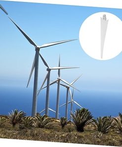 Mikikit 3pcs Iron Wind Turbine Generator Blades for Home and Industry 2