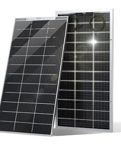 ECO-WORTHY 12V 195W Bifacial Solar Panel and 25A Combiner Box 2
