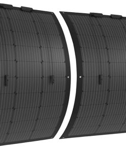 100W Flexible Solar Panel 2PCS High Efficiency Monocrystalline Off-Grid
