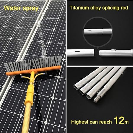 Window Cleaning Brush Equipment for Solar Panels and Homes
Window Cleaner Kit for Efficient and Easy Cleaning Solutions
Water Hose Fed Pole 4.5 to 12 M for Quick Window Cleaning
Photovoltaic Panel Cleaning Tool for Optimal Performance
Solar Panel Cleaning Tool 6 M 19.7 Ft for Easy Maintenance 2 Window Cleaning Brush Equipment for Solar Panels and Homes
Window Cleaner Kit for Efficient and Easy Cleaning Solutions
Water Hose Fed Pole 4.5 to 12 M for Quick Window Cleaning
Photovoltaic Panel Cleaning Tool for Optimal Performance
Solar Panel Cleaning Tool 6 M 19.7 Ft for Easy Maintenance - Image 2