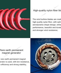 3000W Vertical Wind Turbine Kit with MPPT and Lightning Protection 2