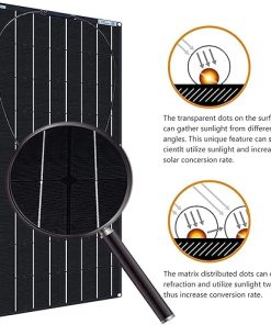 600W Flexible Monocrystalline Solar Panels for Off-Grid Power Usage 2