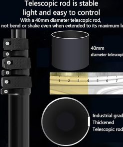 Solar Panel Cleaning Brush Kit with Extendable 3.5m Water Fed Rod 2