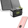 Portable Solar Generator 88Wh with 21W Panel for Camping Travel 3