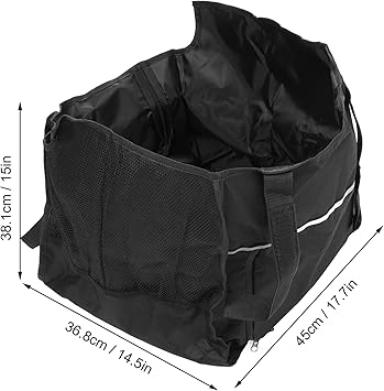 Waterproof Polyester Solar Generator Cover with Handle for Outdoor Use 2 Waterproof Polyester Solar Generator Cover with Handle for Outdoor Use - Image 2