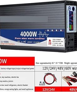3000W 4000W 5000W Pure Sine Wave Inverters with USB Color Screen 2