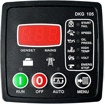 DKG105 Generator Controller Module Control Panel Genset Parts 2 DKG105 Generator Controller Module Control Panel Genset Parts - Image 2