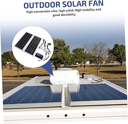 Milisten 12V Solar Cell Board Kit for Outdoor Camping and Travel 2 Milisten 12V Solar Cell Board Kit for Outdoor Camping and Travel - Image 2