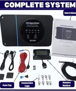 WindyNation 30 Amp DC to DC Battery Charger with MPPT Solar Controller 2