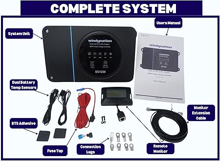 WindyNation 30 Amp DC to DC Battery Charger with MPPT Solar Controller 2 WindyNation 30 Amp DC to DC Battery Charger with MPPT Solar Controller - Image 2