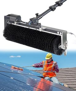 Telescopic Rod Solar Panel Cleaning Machine with Electric Pole Kit