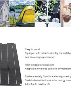 100W Monocrystalline Solar Panel Lightweight Portable Charger for Outdoors 2