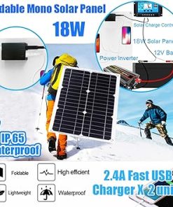 3000W Inverter and 18W Waterproof Panel for Off-Grid Solar Kit 2