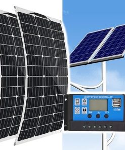 80 Watt 20 Volt Solar Panels for Yachts Cars Cabins and Uneven Surfaces
