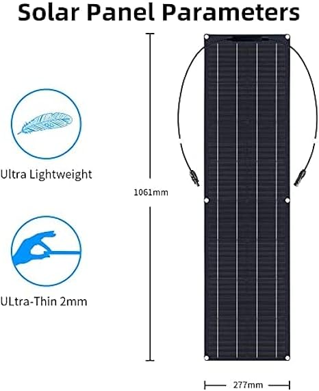 High Efficiency 400W Portable Monocrystalline Solar Panel Kit 2 High Efficiency 400W Portable Monocrystalline Solar Panel Kit - Image 2