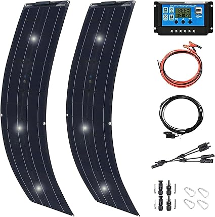 800W Solar Panel Kit with 40A Charge Controller for RV and Camper 800W Solar Panel Kit with 40A Charge Controller for RV and Camper