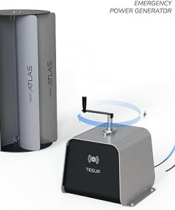 Atlas 10KW Vertical Wind Turbine Generator Hand Crank Power Solution 2