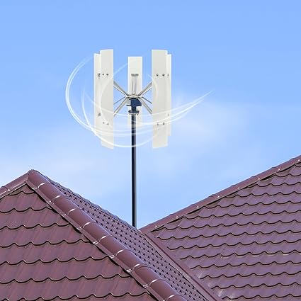100W 12V Vertical Axis Wind Turbine Kit for Home Use 2 100W 12V Vertical Axis Wind Turbine Kit for Home Use - Image 2