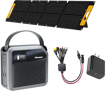 270Wh Portable Power Station with 100W Solar Panel and Fast Charger 270Wh Portable Power Station with 100W Solar Panel and Fast Charger