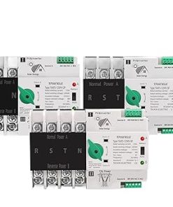 Din Rail ATS PV Inverter Dual Power Selector Switches 63A 100A 125A