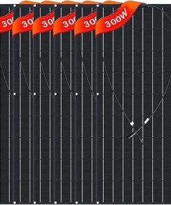 1800W Flexible Solar Panel IP67 Waterproof ETFE Off-Grid Mono 12V 24V