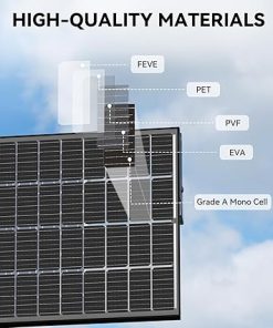 Bifacial 400 Watt Solar Panel 9BB 200W Monocrystalline PV Module 2