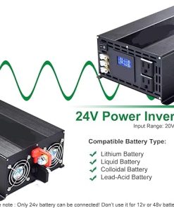 2500W Pure Sine Wave Solar Inverter 12V to 230V AC Generator 2