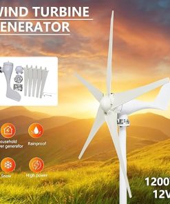 High Efficiency Wind Turbine Generator Kit Easy to Install Weather Resistant 2