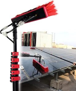 Telescopic Window Cleaning Brush for Easy Home Maintenance  
Solar Panel Cleaning Pole with Photovoltaic Cleaner System  
Hose Fed Window Cleaning Pole for Telesbrush Solar Panels