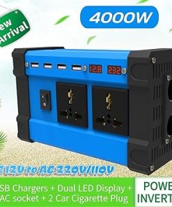 Dual Voltage Solar System 4000W Inverter 18W Panel 30A Controller RV Home 2