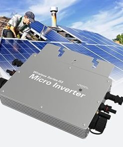 Solar Micro Inverter WiFi Grid Tie IP65 Waterproof MPPT Pure Sine Wave