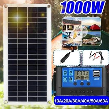1000W Solar Panel Controller for 12V 24V RV Car Phone Charger 2 1000W Solar Panel Controller for 12V 24V RV Car Phone Charger - Image 2