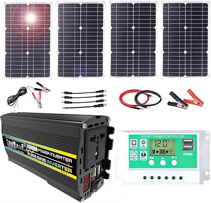 800W Solar Panel Kit with 50A Controller for RVs, Boats, and Tents 800W Solar Panel Kit with 50A Controller for RVs, Boats, and Tents