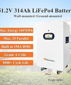 48V 314Ah LifePO4 Lithium Battery 16Kwh Solar Storage with BMS 2