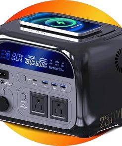 CTOLITY 500W Portable Power Station Lightweight Solar Generator 481Wh