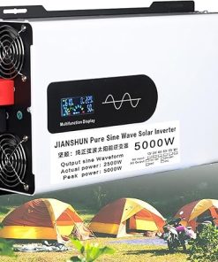 5000W Pure Sine Wave Inverter 12V 24V 48V 60V 72V for Home RV Solar