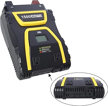 1500 Watt Power Inverter Modified Sine Wave for RVs and Emergencies 2 1500 Watt Power Inverter Modified Sine Wave for RVs and Emergencies - Image 2