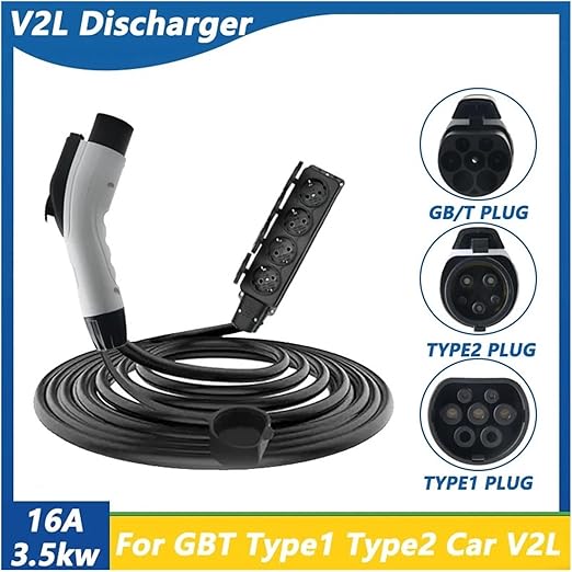 16A 3.5kW EV Type2 Portable Discharger with 5M Cable for Outdoors 2 16A 3.5kW EV Type2 Portable Discharger with 5M Cable for Outdoors - Image 2