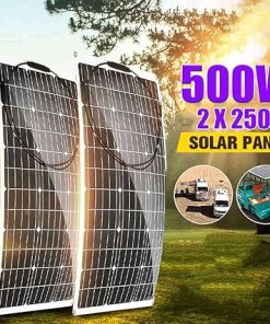500W 250W Solar Panel 18V Semi Flexible Monocrystalline for DIY Use 2