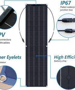 400W Flexible Solar Panels for RV and Boat Off-Grid Charging 2