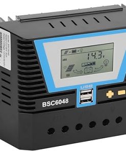 Garosa 60A Solar Controller LCD Display for 12V 24V 36V Batteries 2