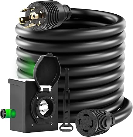 15FT Generator Cord and Power Inlet Box NEMA L14-30P/L14-30R 15FT Generator Cord and Power Inlet Box NEMA L14-30P/L14-30R