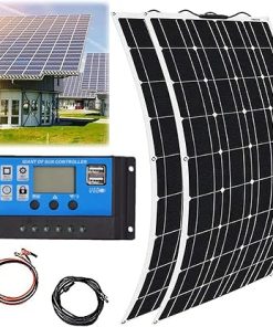 800W Solar Panel Kit with 2 Flexible 400W Monocrystalline Modules