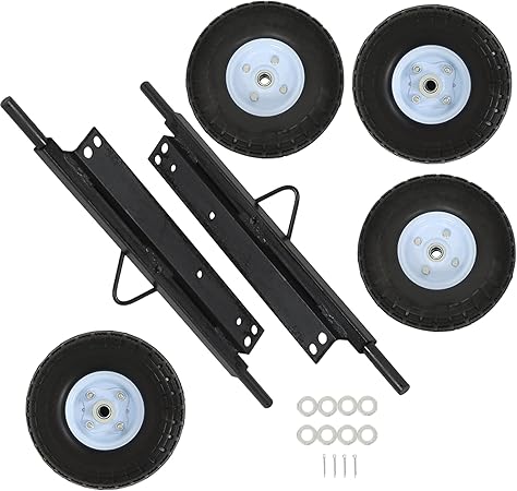 All Terrain Wheel Kit Replacement for EU3000is Generator Solid Tires All Terrain Wheel Kit Replacement for EU3000is Generator Solid Tires