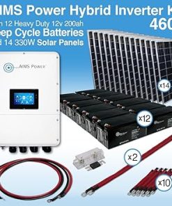 KITHY4612BATSOL330 Hybrid Inverter Charger and Solar Panel Kit 2