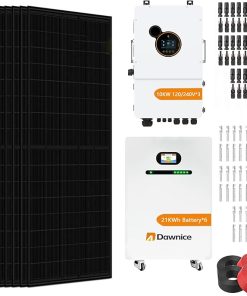 22KW Hybrid Solar System Kit with 10KW Inverter and 21KWh Batteries 22KW Hybrid Solar System Kit with 10KW Inverter and 21KWh Batteries