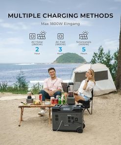 OUKITEL P5000 Power Station 5120Wh 2200W Solar Generator for Home Use 2